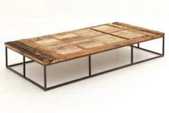 JOSUA, Coffee Table, Rectangular,wood And Metal