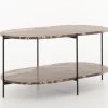 KARINA, Coffee Table, Marble And Metal, Red