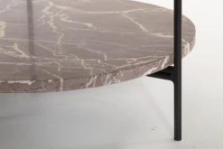 KARINA, Coffee Table, Marble And Metal, Red -Boutique De Décoration https3A2F2Fwww.flamant.com2Fmedia2Fcatalog2Fproduct2F12F32F1323 14 03 2023T123A433A14