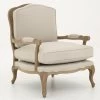 SALLY, Armchair, Natural Linen
