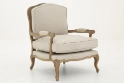 SALLY, Armchair, Natural Linen