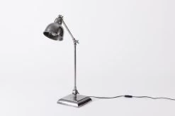 GEORGES, Desk Lamp, Antique Silver