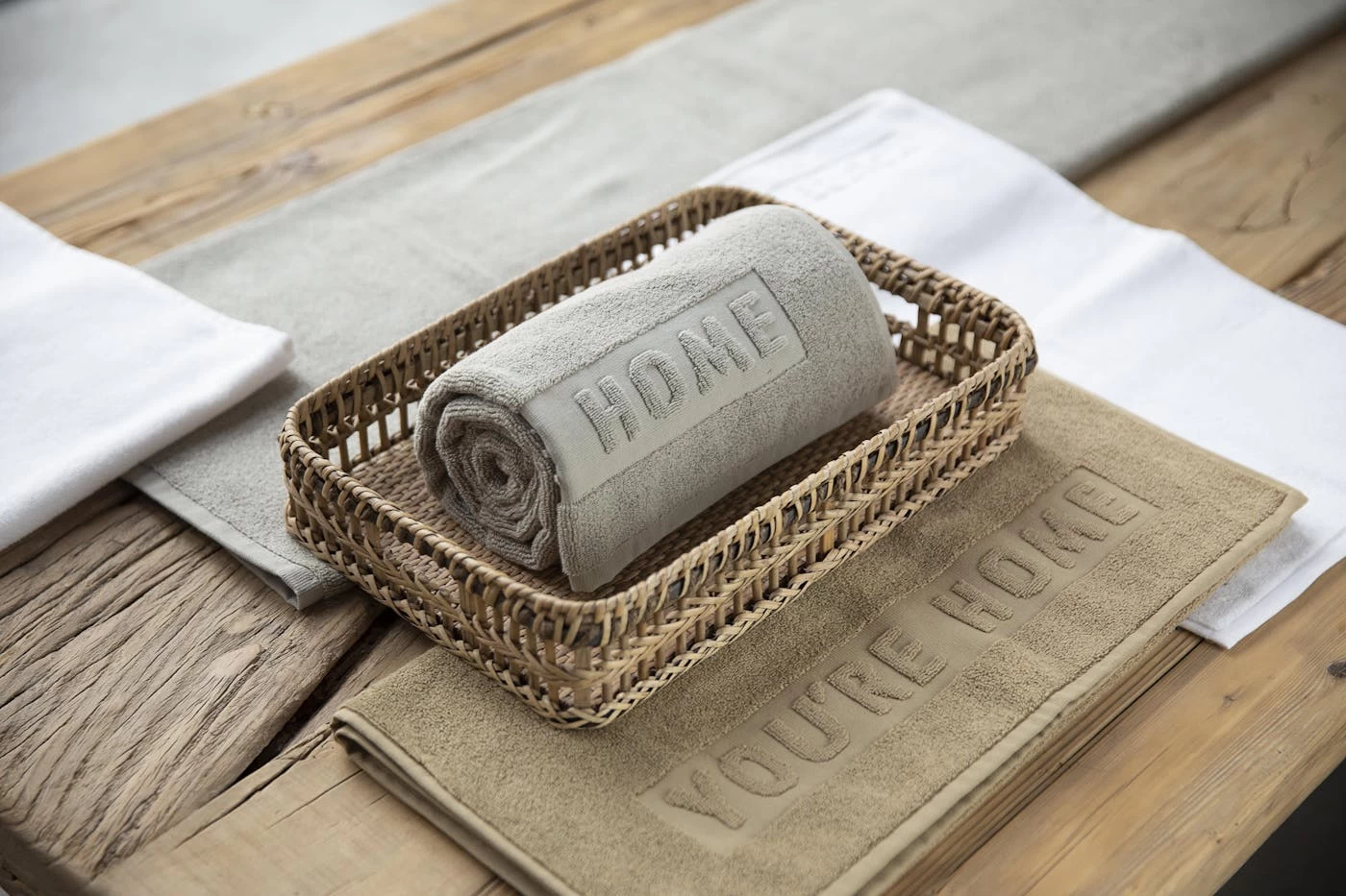 BAOBAO, Bath Towel, Flax, 100x180 Cm 2 BAOBAO, Bath Towel, Flax, 100x180 Cm – Image 2