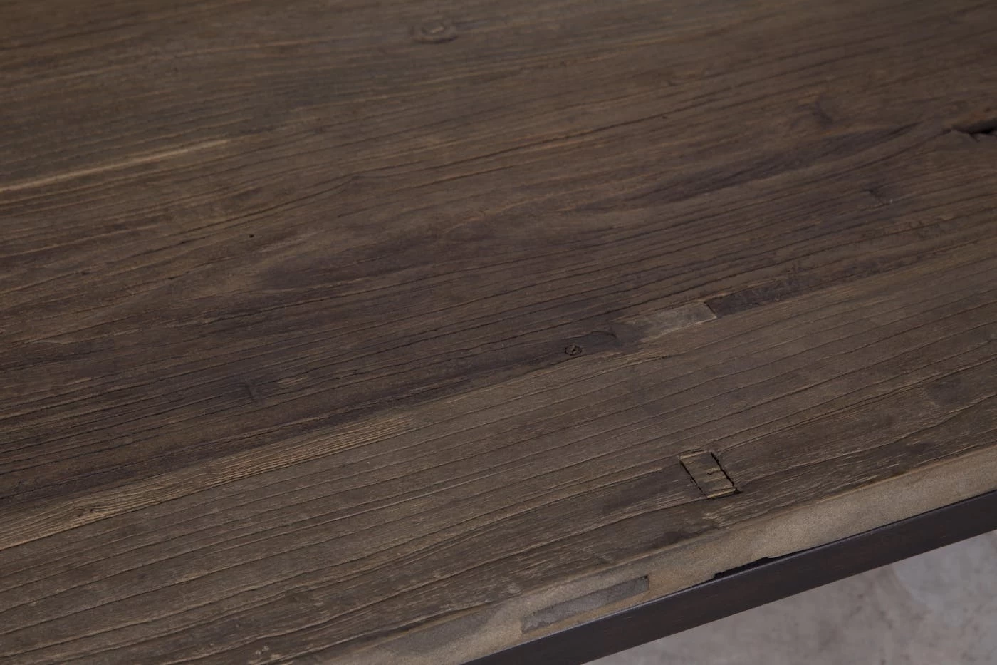 SADINAH, Coffee Table, Square, Elm And Steel 6 SADINAH, Coffee Table, Square, Elm And Steel – Image 6