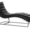 MASON, Lounger, Black, Vintage, Leather