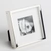 BOXS, Picture Frame, Silver-plated And Lacquered, 8x8