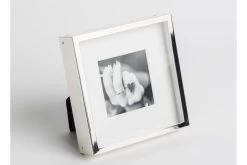 BOXS, Picture Frame, Silver-plated And Lacquered, 8x8