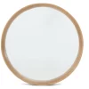 LUCENTE, Mirror, Oak, Round, 46cm