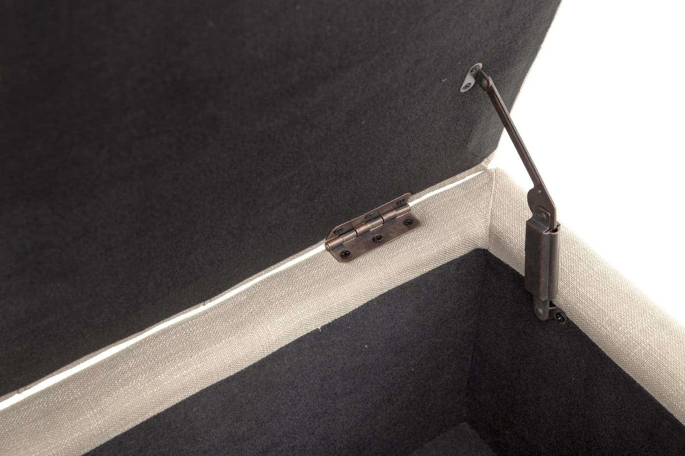 AUBIZ, Bench, Fabric, With Lid 3 AUBIZ, Bench, Fabric, With Lid – Image 3