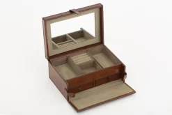 MANHATTAN, Box, Brown Leather