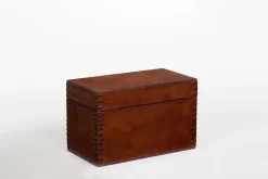 MANHATTAN, Box, Brown Leather, S