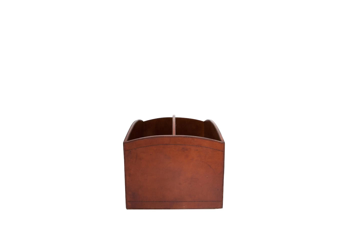 MANHATTAN, Magazine Holder, Brown Leather 4 MANHATTAN, Magazine Holder, Brown Leather – Image 4
