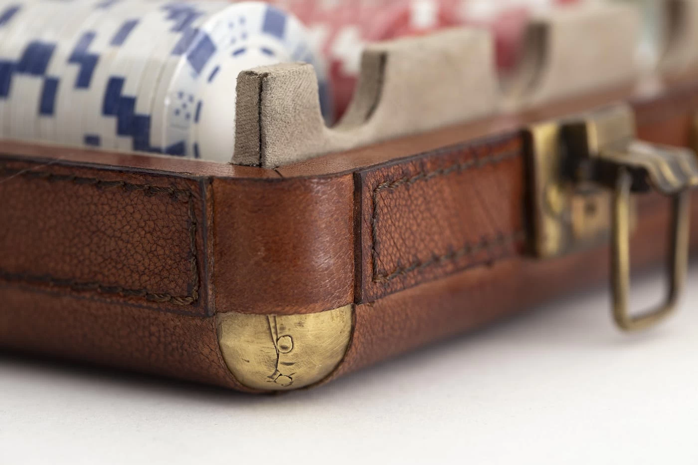 MANHATTAN, Poker Set, Brown Leather 5 MANHATTAN, Poker Set, Brown Leather – Image 5