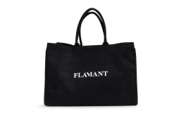 FLAMANT BAG, Shopping Bag, Jute, Black