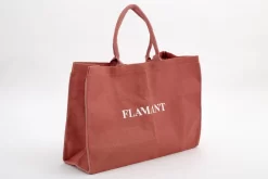 FLAMANT BAG, Shopping Bag, Jute, Coral