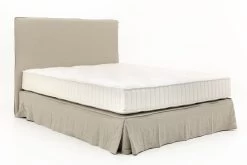 SANDRINE, Double Bed, With Headboard, Cover, 160cm