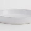 JILLE, Cake Dish, Ceramic, White, 30cm