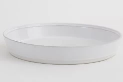 JILLE, Cake Dish, Ceramic, White, 30cm