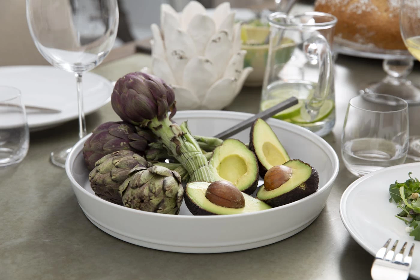 JILLE, Cake Dish, Ceramic, White, 30cm 2 JILLE, Cake Dish, Ceramic, White, 30cm – Image 2