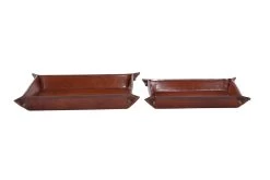 MANHATTAN, Tray, Brown Leather, S -Boutique De Décoration https3A2F2Fwww.flamant.com2Fmedia2Fcatalog2Fproduct2F22F92F29982 15 06 2023T223A373A06