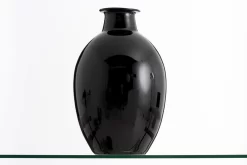GRIEGOS, Vase, Glass, Black
