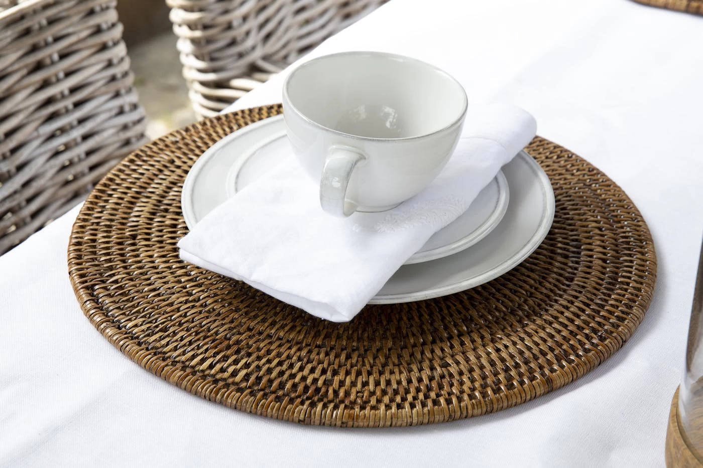 JILLE, Cup And Saucer, Ceramic, White, S, 50ml 2 JILLE, Cup And Saucer, Ceramic, White, S, 50ml – Image 2