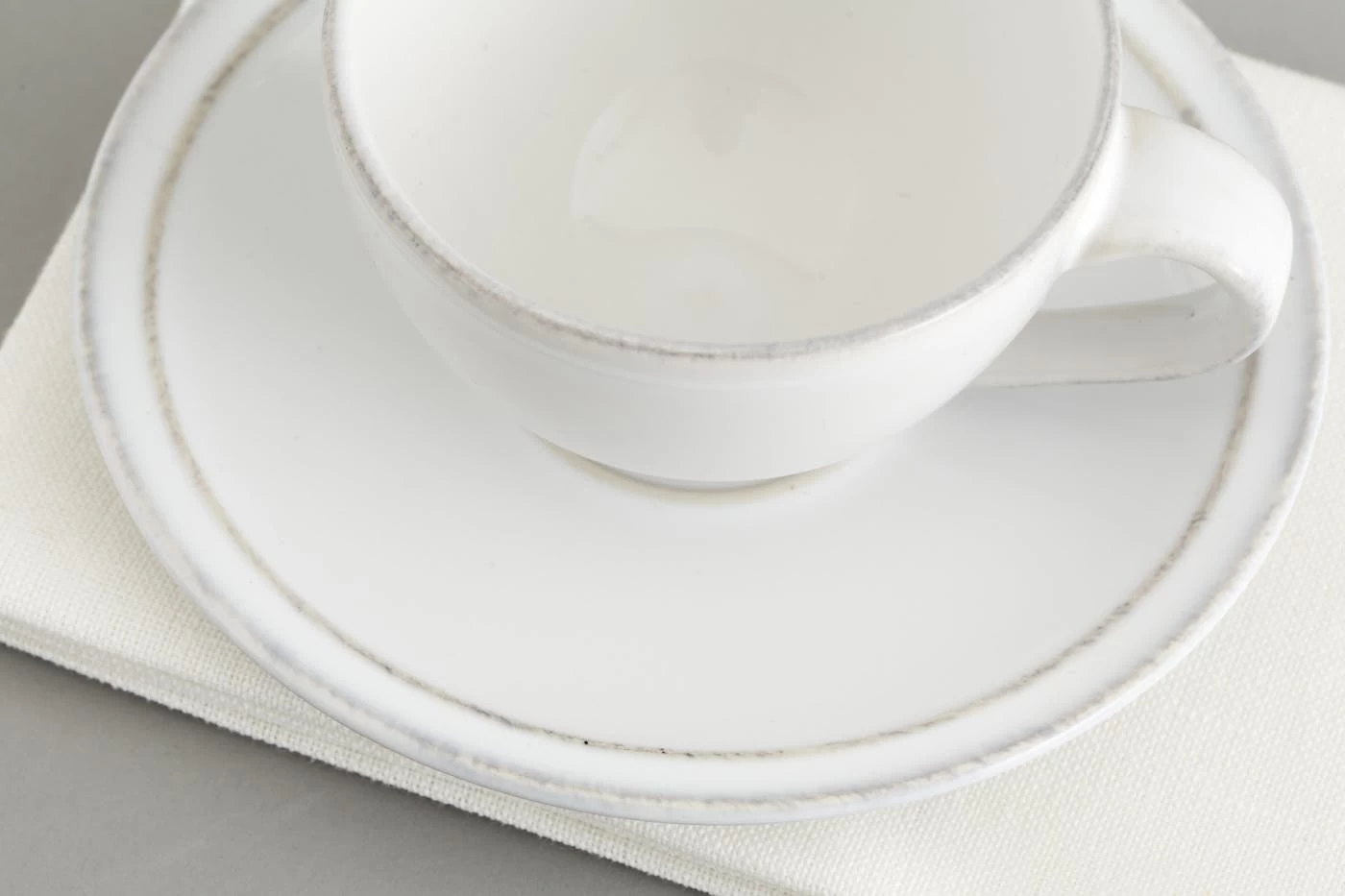 JILLE, Cup And Saucer, Ceramic, White, S, 50ml 4 JILLE, Cup And Saucer, Ceramic, White, S, 50ml – Image 4