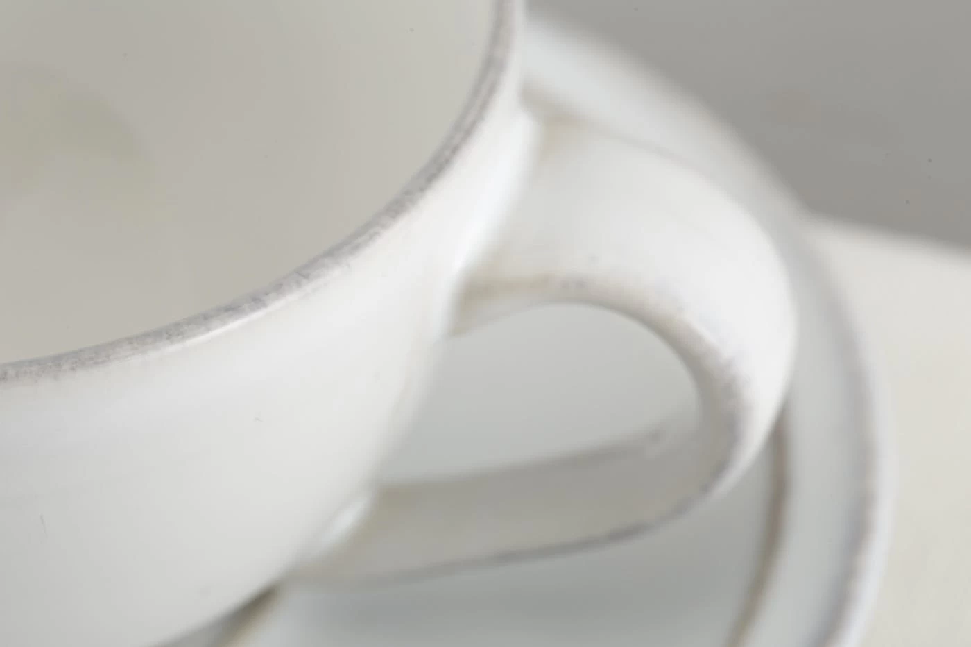 JILLE, Cup And Saucer, Ceramic, White, S, 50ml 5 JILLE, Cup And Saucer, Ceramic, White, S, 50ml – Image 5