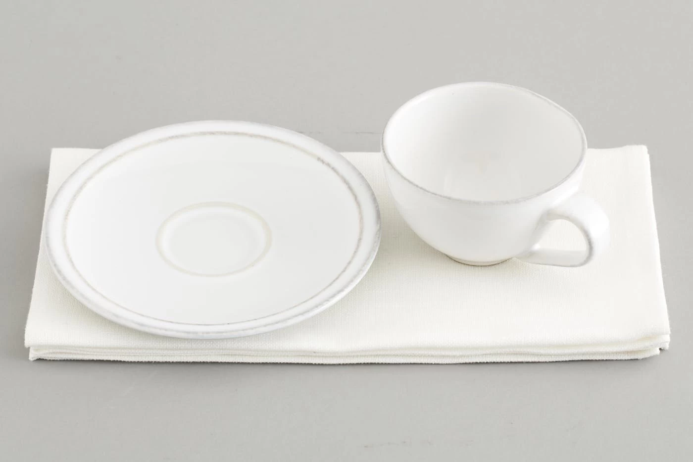 JILLE, Cup And Saucer, Ceramic, White, S, 50ml 6 JILLE, Cup And Saucer, Ceramic, White, S, 50ml – Image 6