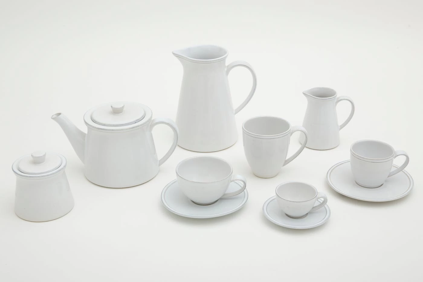 JILLE, Cup And Saucer, Ceramic, White, S, 50ml 7 JILLE, Cup And Saucer, Ceramic, White, S, 50ml – Image 7