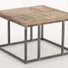 JOSUA, Side Table, Square, Wood And Metal