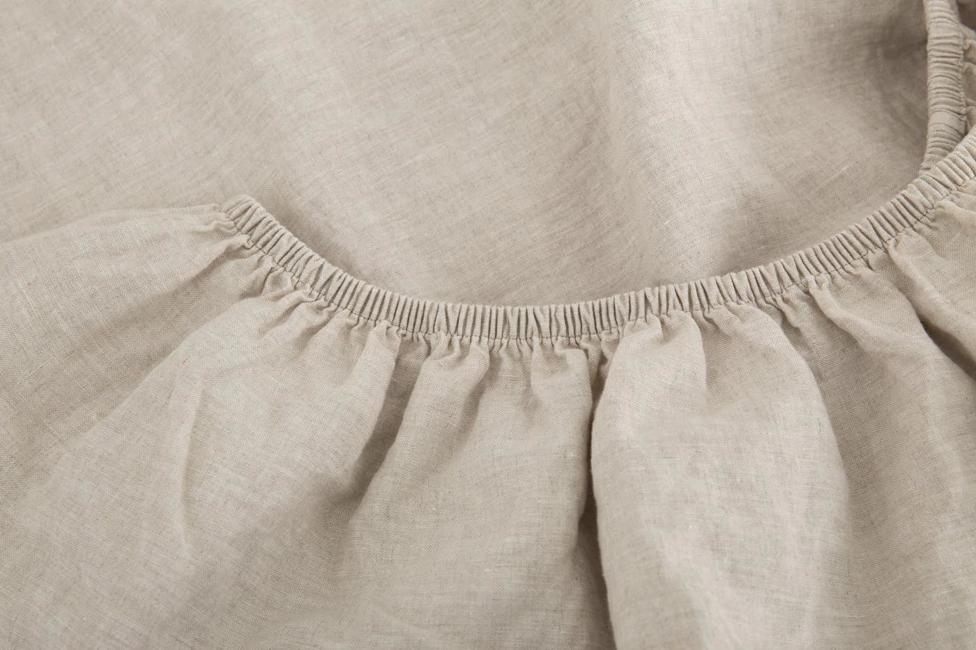 NIGHT, Fitted Sheet, 160x200, Natural 3 NIGHT, Fitted Sheet, 160x200, Natural – Image 3