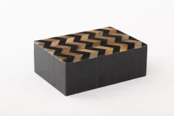 AGAM, Box, Horn, Black And Brown