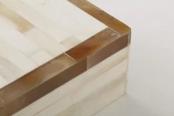 ADEO, Box, Bone, White, Border In Horn Brown -Boutique De Décoration https3A2F2Fwww.flamant.com2Fmedia2Fcatalog2Fproduct2F32F32F33223 14 03 2023T173A463A01