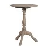 EDWARDS, Table, Weathered Oak, Round, 50 Cm