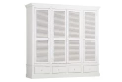 MARIE, Wardrobe, White, 4 Doors