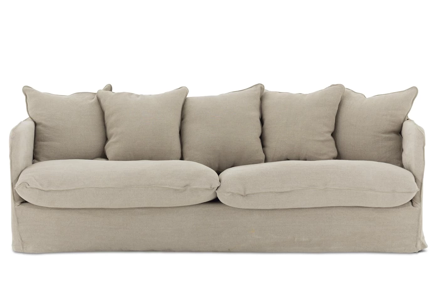 HIRA, Sofa, Natural, Linen 3 HIRA, Sofa, Natural, Linen – Image 3