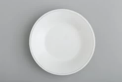 JILLE, Soup Plate, Ceramic, White