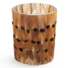 STERLING, Tea Light Holder, Feathers, L