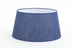 LINDRO, Lampshade, Blue, Cylinder, 35 Cm