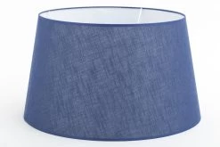 LINDRO, Lampshade, Blue, Cylinder, 50 Cm