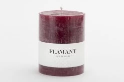 BETH, Candle, Colour Balmoral Red, 9x11,5cm