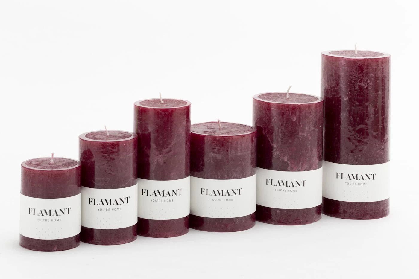 BETH, Candle, Colour Balmoral Red, 9x20cm 5 BETH, Candle, Colour Balmoral Red, 9x20cm – Image 5