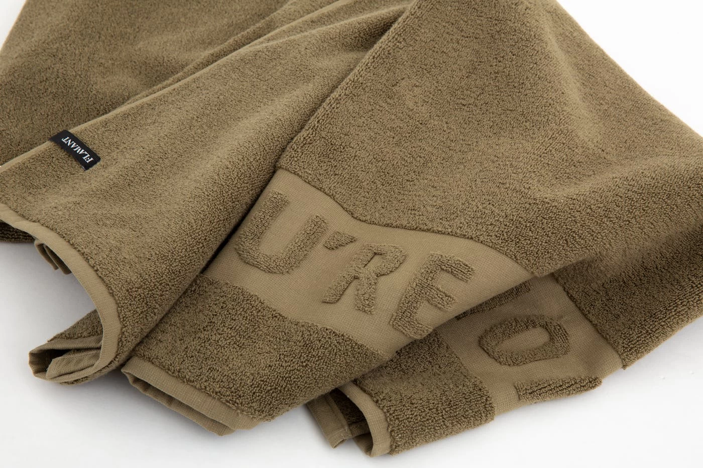 BAOBAO, Bath Towel, Khaki, 100x180 Cm 5 BAOBAO, Bath Towel, Khaki, 100x180 Cm – Image 5