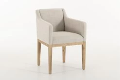 LEXY, Armchair, Natural Linen