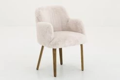BEYONCE, Armchair, Pluche, Cream