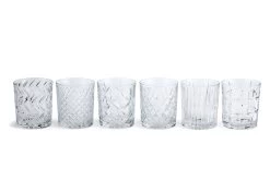 BOGART, Whiskey Glass, Hand-cut, Set Of 6