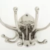 THIMO, Coat Rack, Nickel, 5 Hooks