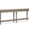 VIRESA, Console Table, Wood, 4 Drawers