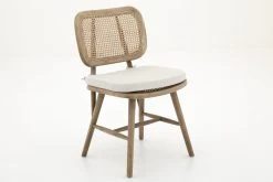 LYNN, Chair, Oak, Reed, With Cushion